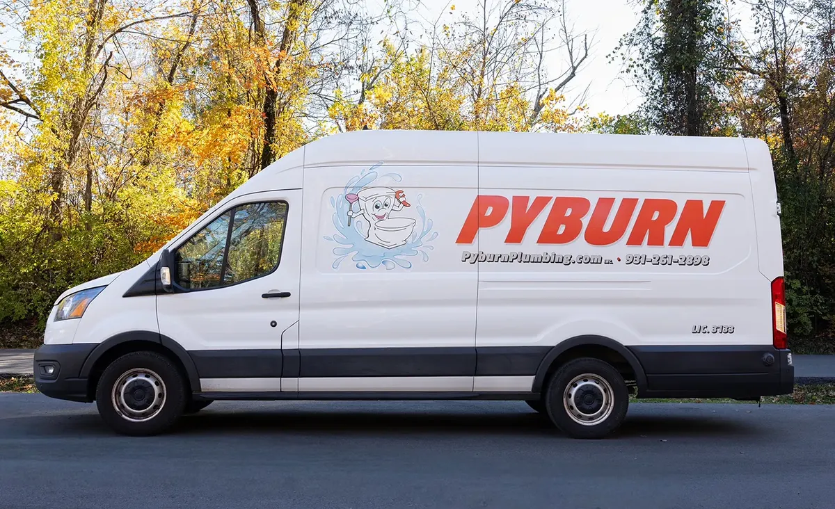 Pyburn Plumbing service van